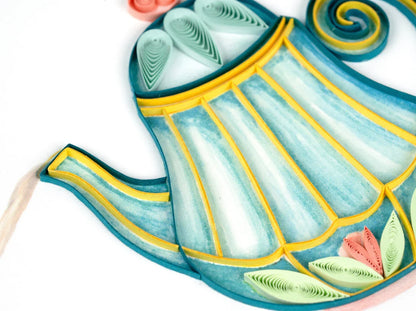 Quilled Afternoon Tea Greeting Card