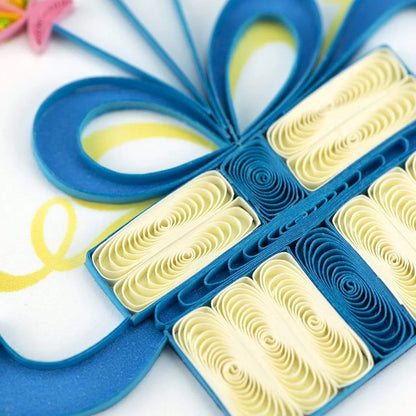 Quilled Balloon Surprise Birthday Card