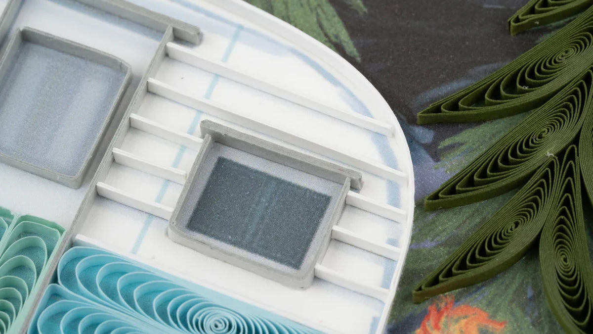 Quilled Camper Greeting Card