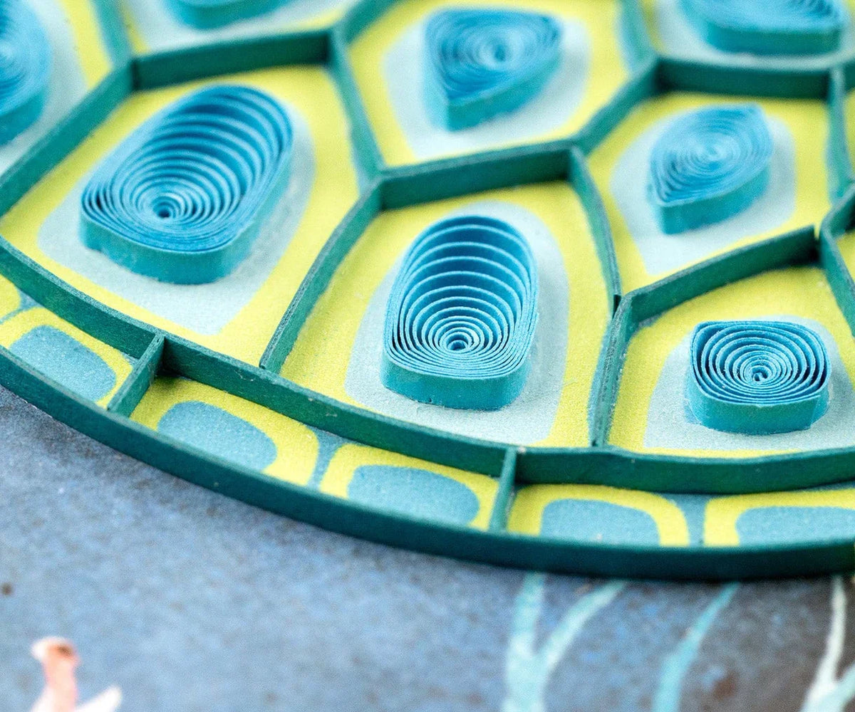 Quilled Sea Turtle Greeting Card