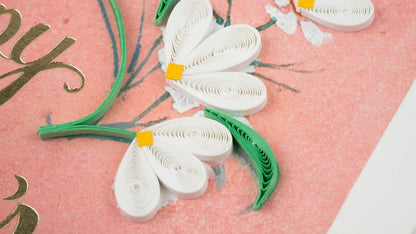 Quilled Mother's Day Daisies Greeting Card