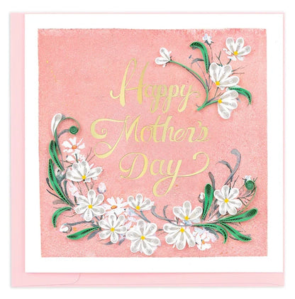 Quilled Mother's Day Daisies Greeting Card