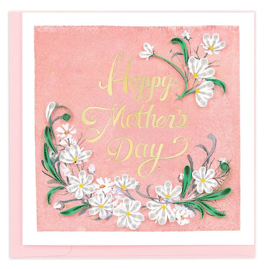 Quilled Mother's Day Daisies Greeting Card