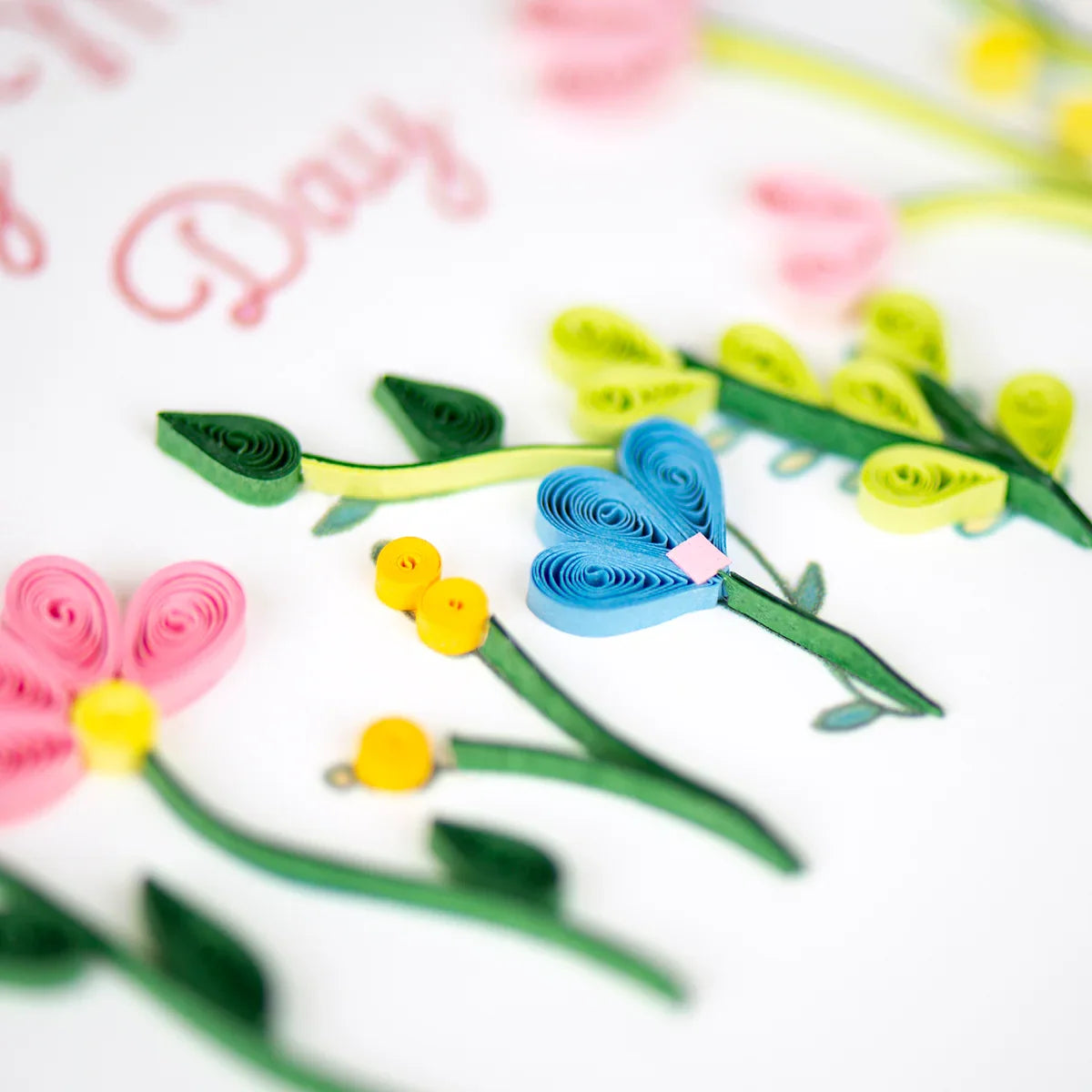 Quilled Mother's Day Wildflowers Greeting Card
