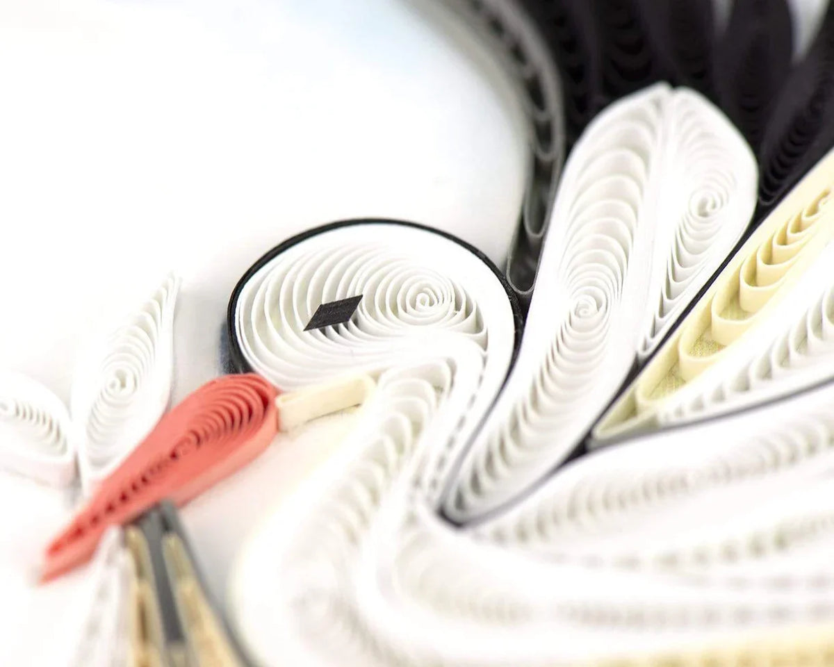 Quilled Special Delivery Stork Greeting Card