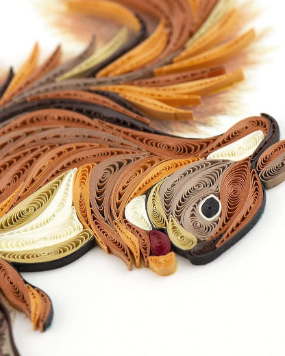 Quilled Squirrel Greeting Card