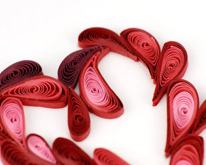 Quilled Toast to Love Greeting Card