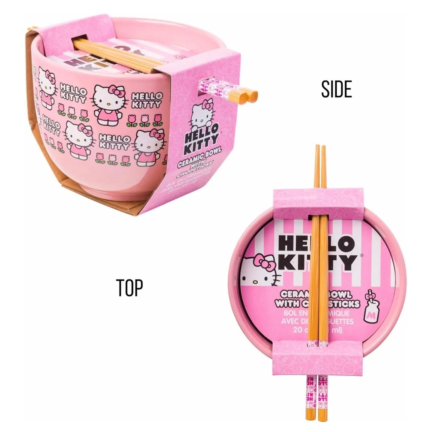 Hello Kitty Flowers Ramen Bowl Set