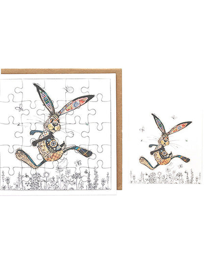 Bunny Puzzle Card