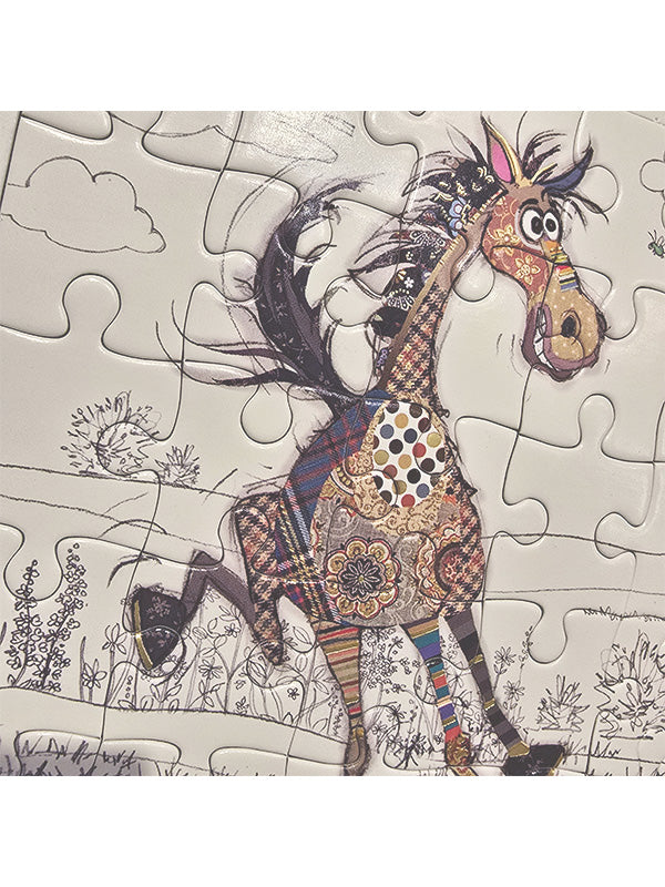 Horse Puzzle Card
