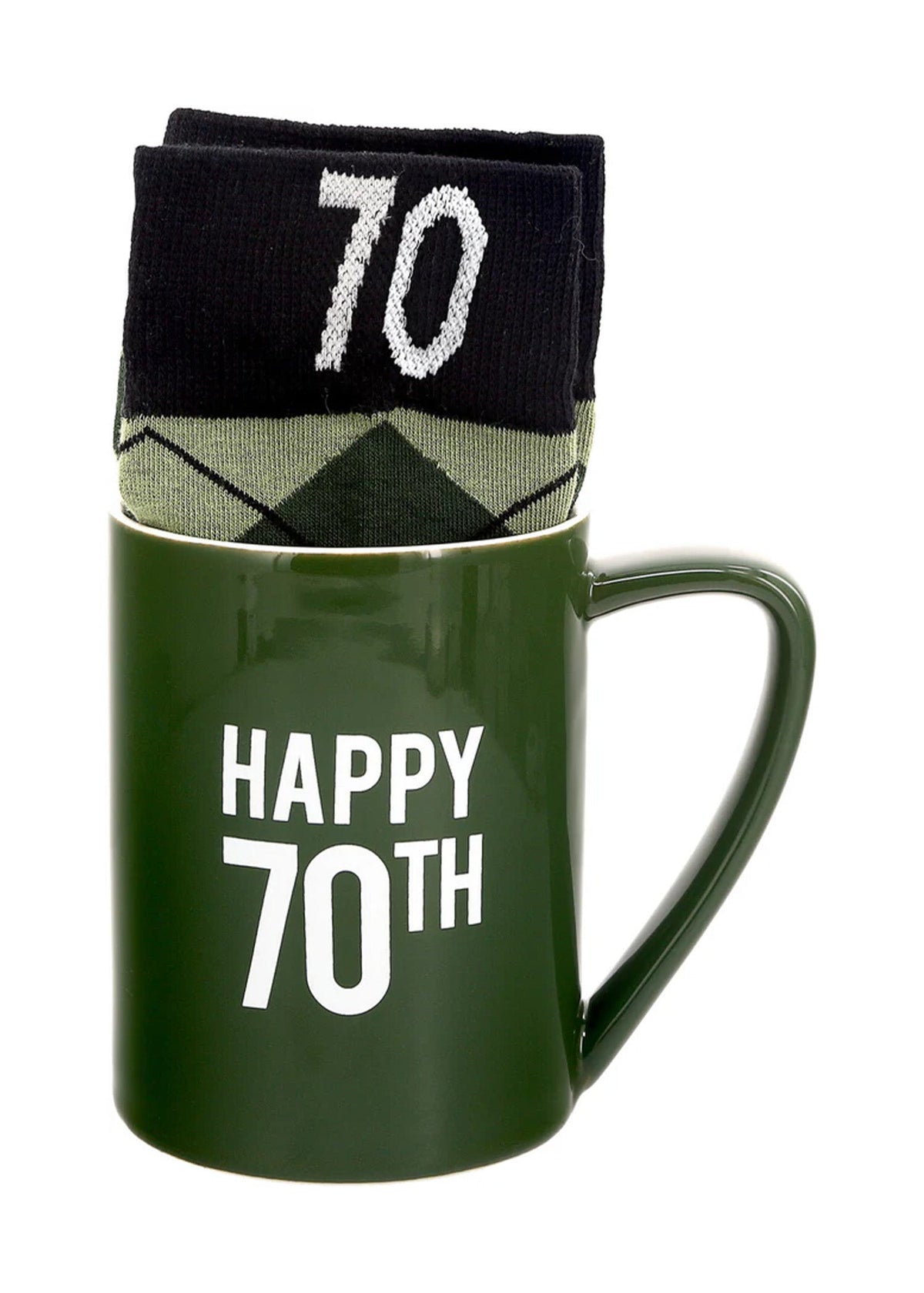 Happy 70th Mug & Sock Set