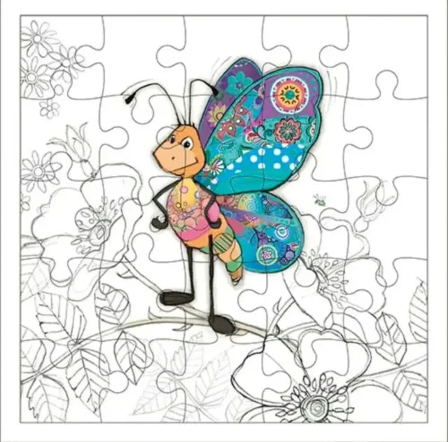 Butterfly Puzzle Card