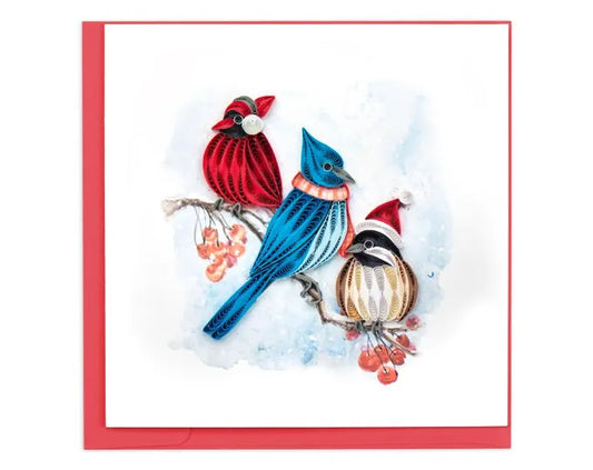 Quilled Snowbirds Card