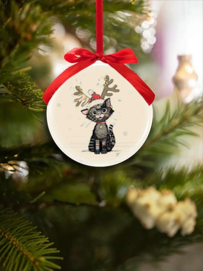 Cat Bauble Ornament