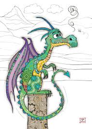 Bug Art Duncan Dragon Card