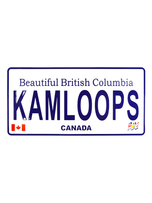 Kamloops Licence Plate