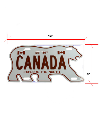 Canada Licence Plate