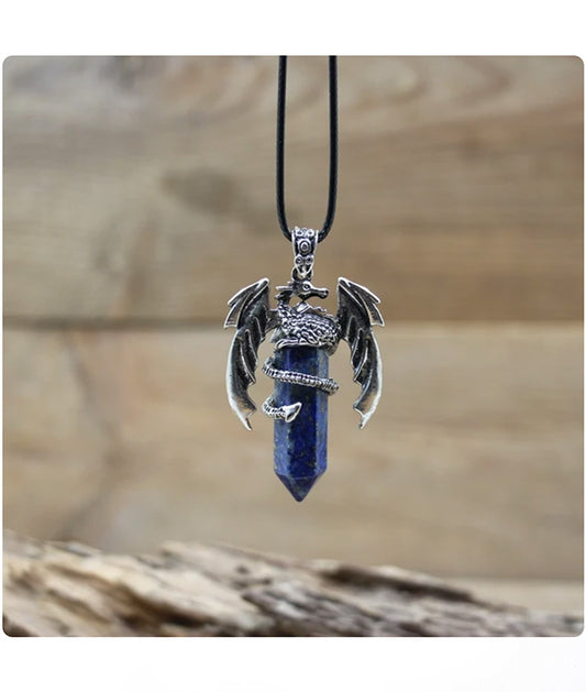 Lapis Luzuli Dragon Necklace