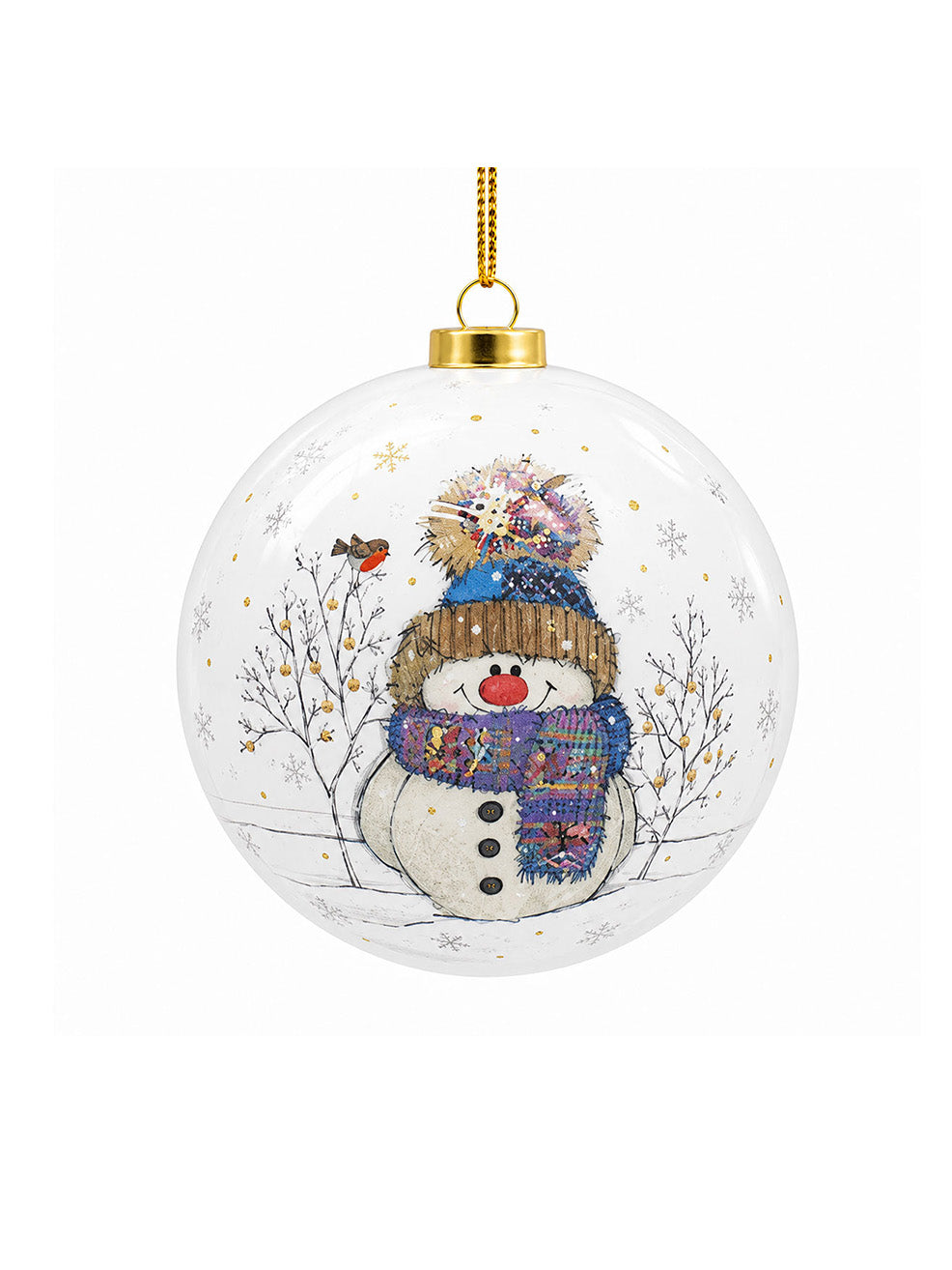 Snowman Bauble Ornament
