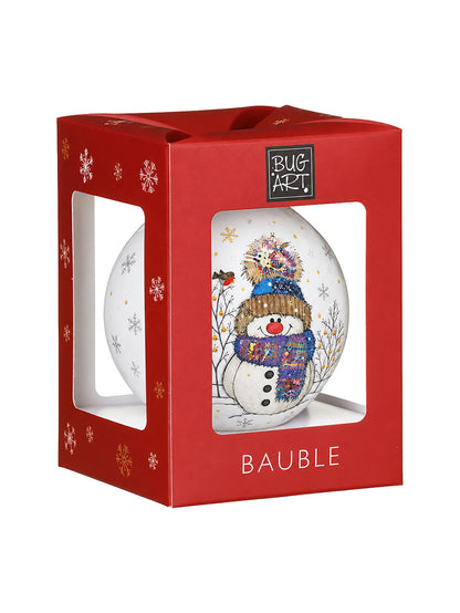 Snowman Bauble Ornament