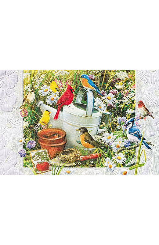 PP Birthday Card Songbird Garden