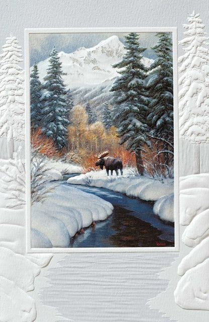 PP Christmas Card Winter Blanket