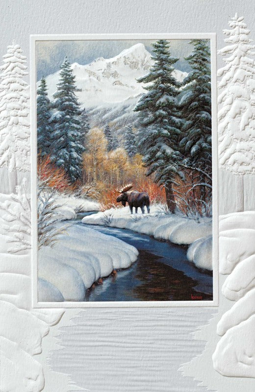 PP Christmas Card Winter Blanket