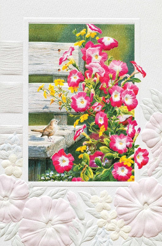 PP Birthday Card Country Garden