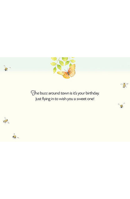 PP Birthday Card Garden Buzz