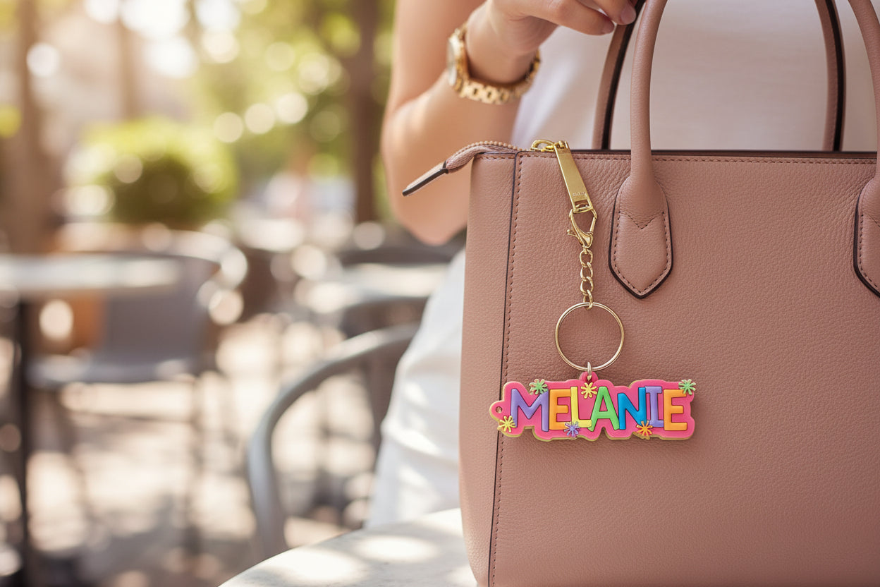 Colourful Name Keychain Melanie