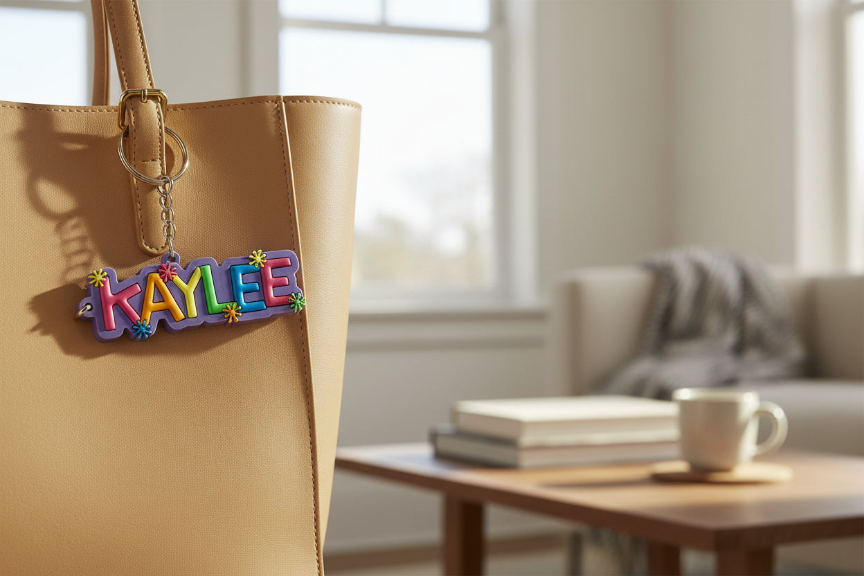 Colourful Name Keychain Kaylee (Purple)