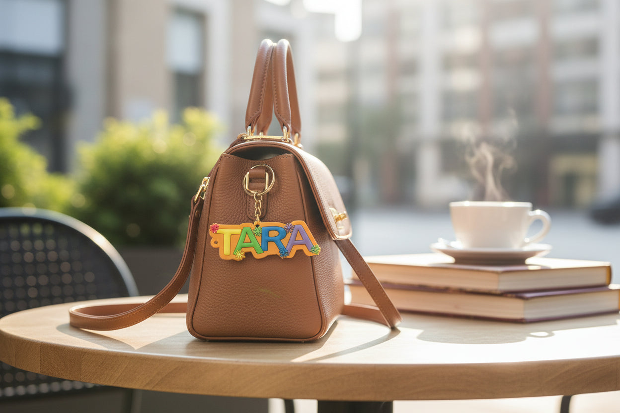 Colourful Name Keychain Tara