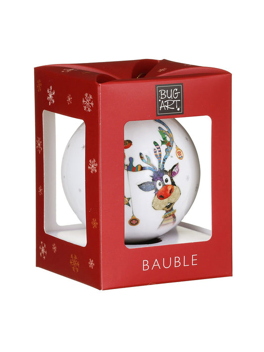 Reindeer Bauble Ornament