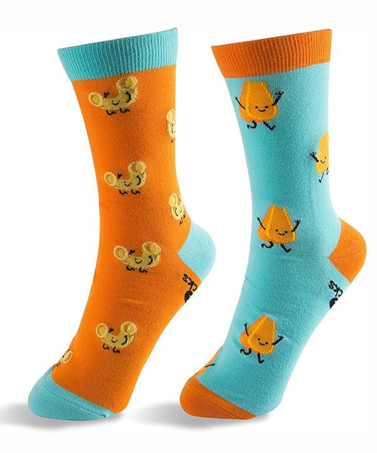 Mac and Cheese Crew Socks