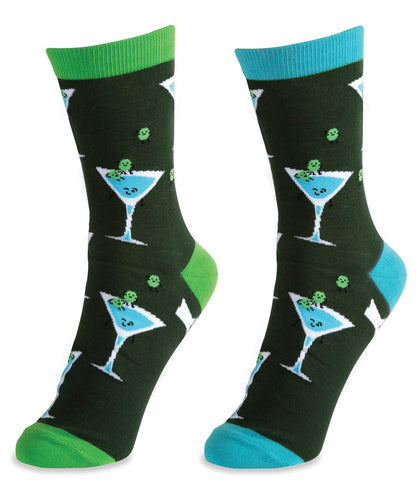 Martini Unisex Crew Socks