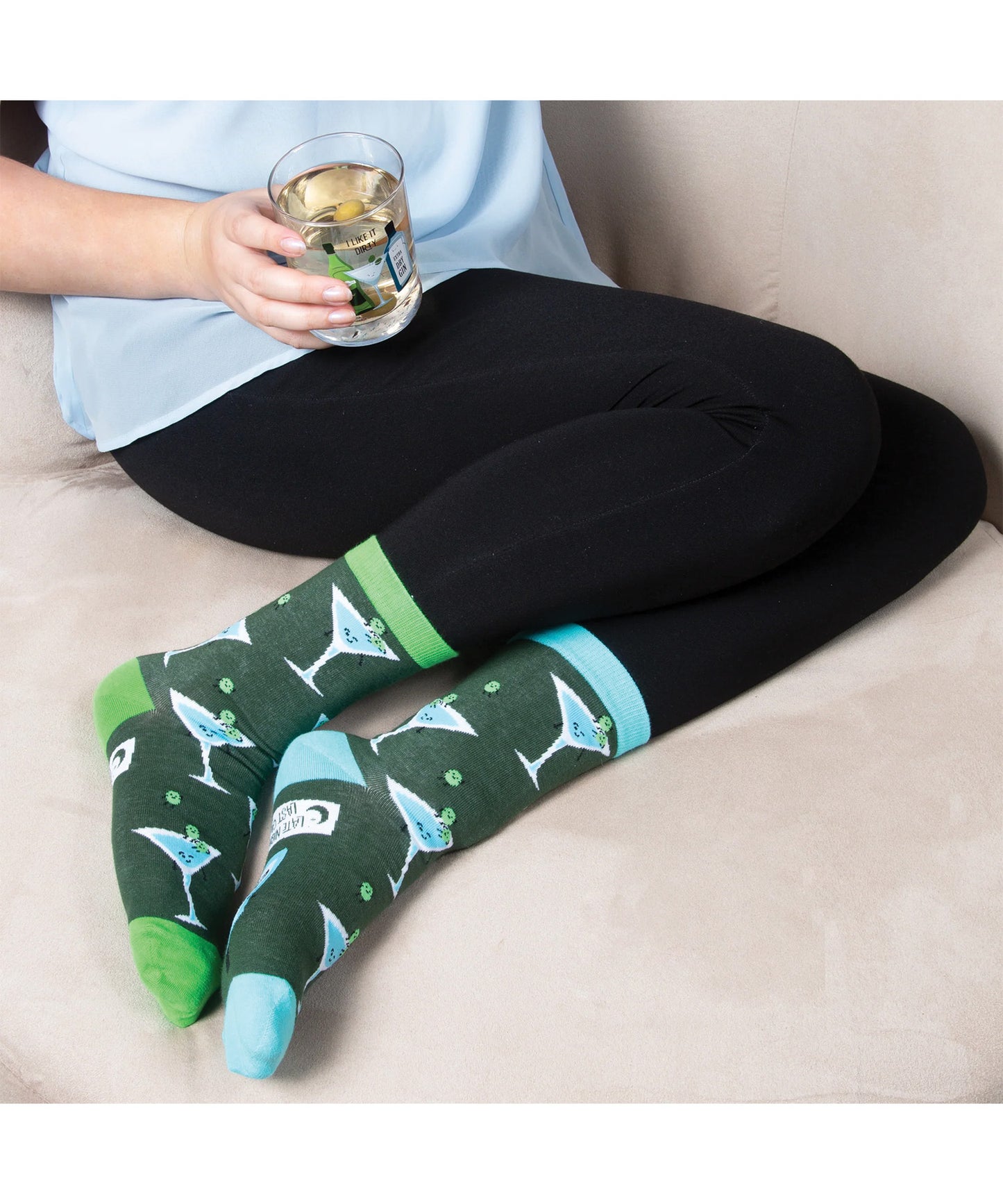 Martini Unisex Crew Socks