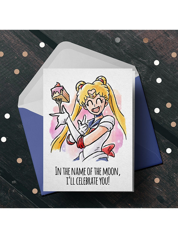 Sailor Moon Birthday Card