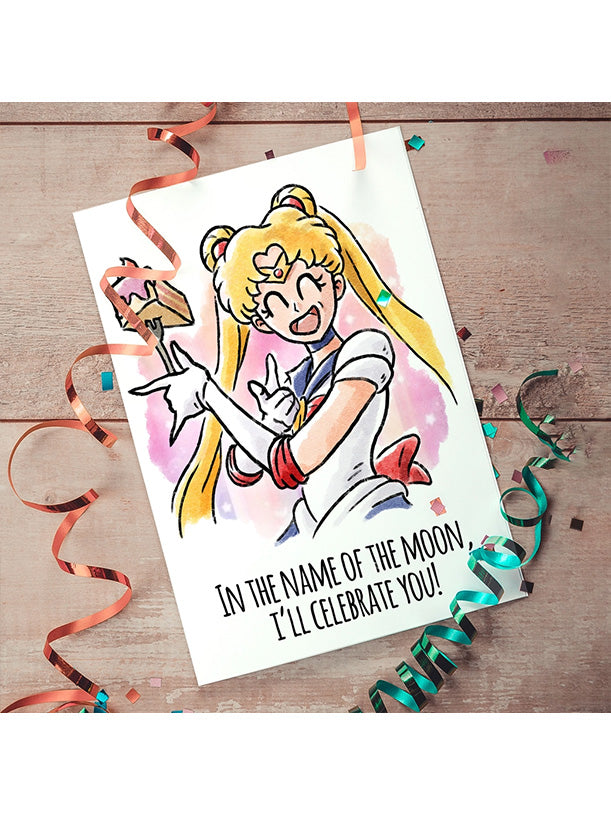 Sailor Moon Birthday Card