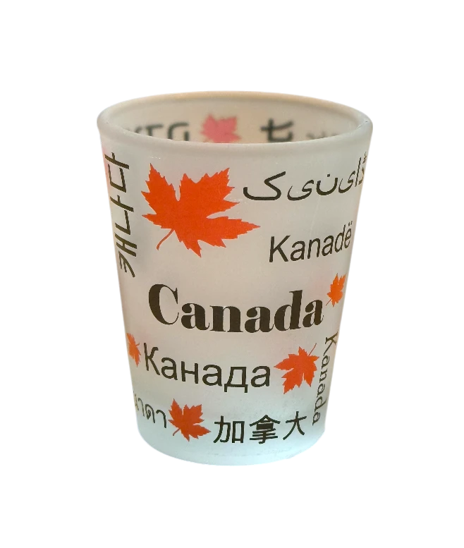 Canada Shot Glass Multi-language