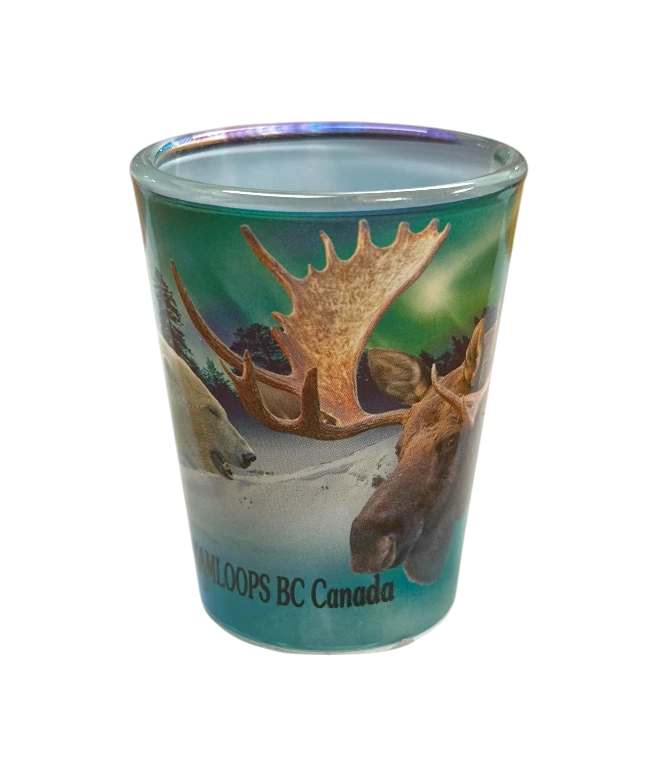 Kamloops Animal Shot glass