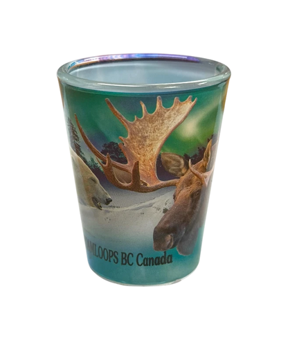 Kamloops Animal Shot glass
