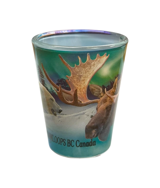 Kamloops Animal Shot glass