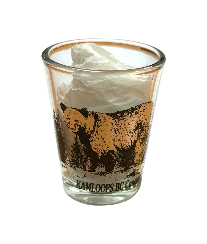 Kamloops Bear Shot glass