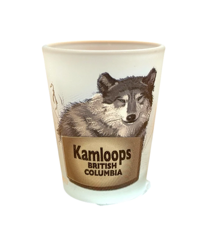 Kamloops Wolf Shot glass