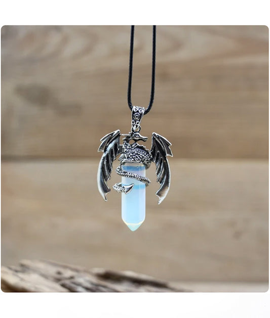 Opalite Dragon Necklace