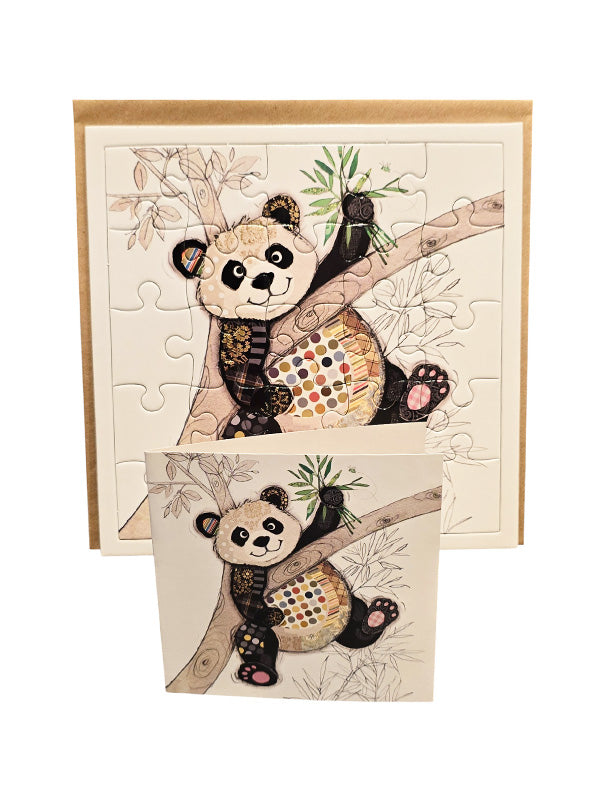 Bug Art Panda Puzzle Card