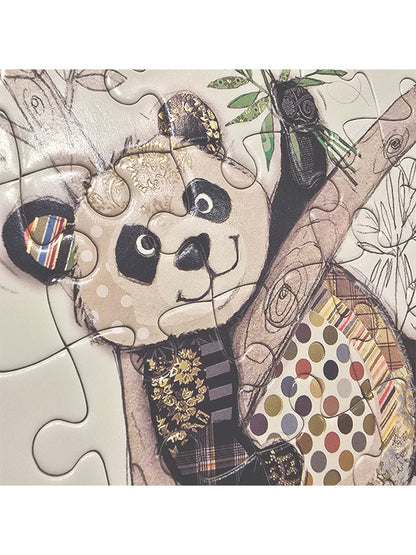 Bug Art Panda Puzzle Card