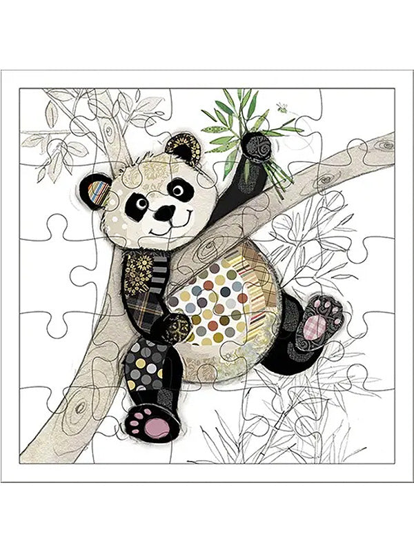 Bug Art Panda Puzzle Card