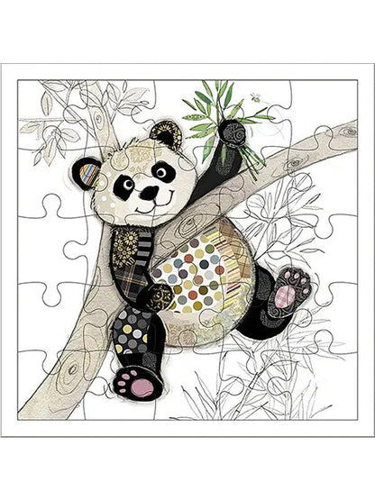Bug Art Panda Puzzle Card