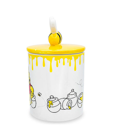 Winnie The Pooh Hunny Pot Ceramic Mug With Lid